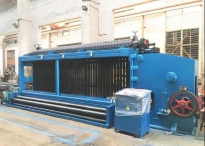 China Half Gears Spin Clockwise 2.8mm Wire  Automatic Stop Gabion Machine for sale