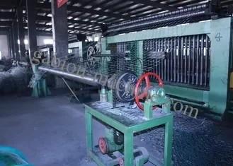 China Zinc Coated Gabion Box Making Machine Low Friction for sale