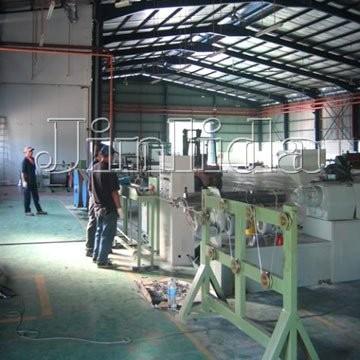 China Automatic Fabric PVC Wire Coating Machine , High Speed Pvc Coated Machine for sale