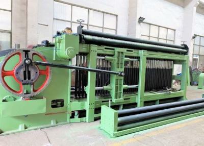 China Malla doble de la torsión de la anchura de la máquina 22kw 4300m m de la fabricación de cajas de Gabion del alambre de Galfan en venta