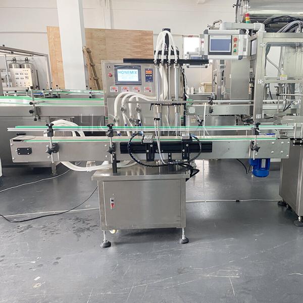 Quality Automatic Bottle Liquid Filling Machines 4 Heads Filling Line for sale