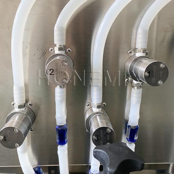 Quality Automatic Bottle Liquid Filling Machines 4 Heads Filling Line for sale