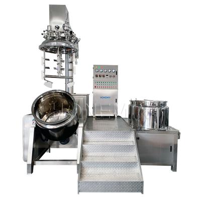 China Heating Electric Emulsifier Cosemtics Vacuum Homogenizer Mixer for sale