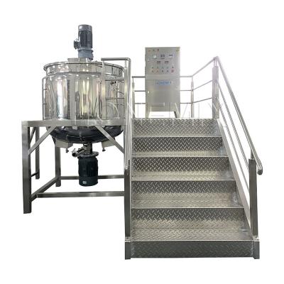 China Máquina de mistura de líquidos com detergente de 1000L Máquina de mistura de homogeneização de aquecimento elétrico à venda