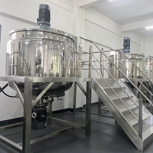 Quality 1000L Detergent Liquid Mixer Machine Electric Heating Homogenizer Mixer Machine for sale