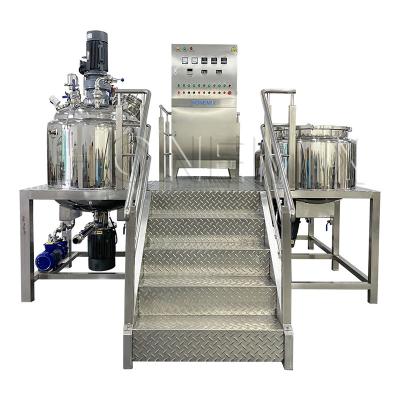 China La mezcla de emulsificación de vacío de precisión 220V / 380V máquina de hacer crema corporal en venta
