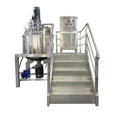 China De espuma de vacío emulsionante mezclador homogeneizador tanque para la pasta de champú en venta