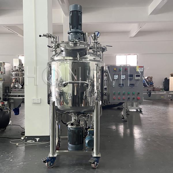 Quality 300L High Shear Vacuum Emulsifying Mixer Movable For Kettle Ointment for sale