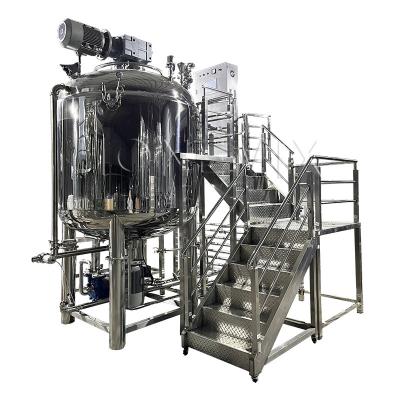 China Máquina de mezclas de cremas cosméticas al vacío mezcladora homogeneizadora mezcladora emulsionadora en venta