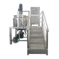 Quality Small Liquid Soap Making Machine 300L Shampoo Mixer Machine With Agitator for sale