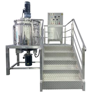 China Movable Detergent Liquid Mixer Machine Automatic Jacketed Mixing Vessel for sale