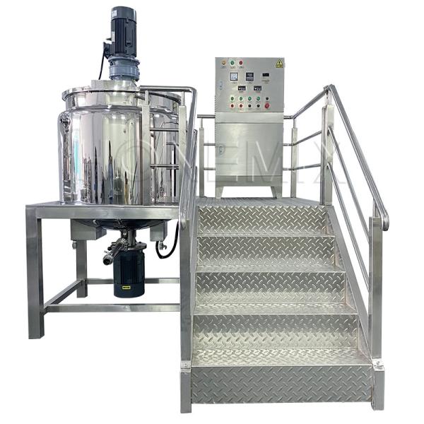 Quality Movable Detergent Liquid Mixer Machine Automatic Jacketed Mixing Vessel for sale