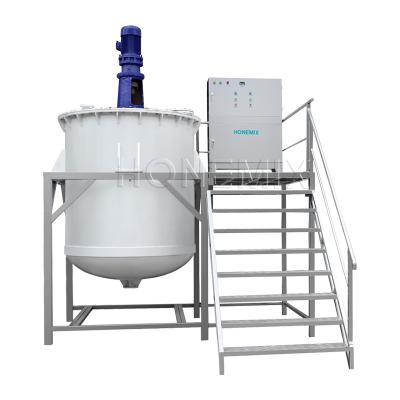 China 220V / 380V Toilet Cleaner Making Machine Anti Corrosive Plastic Mixing Tanks for sale