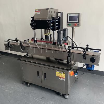 Quality Four Wheels Automatic Capping Equipment Round Bottle Cap Sealing Machine for sale