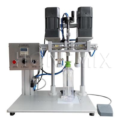China 80W Semi Automatic Spray Bottle Capping Machine 220V / 50Hz Voltage for sale