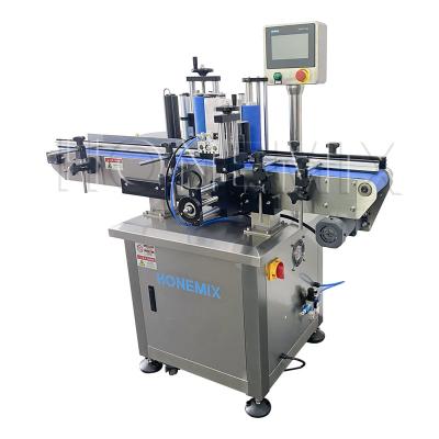 China Automatic Vertical Sticker Labeling Machine Custom For Round Bottle for sale