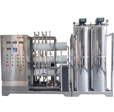 China Two Stage Reverse Osmosis Water Treatment Plant SUS304 With EDI Pure System for sale