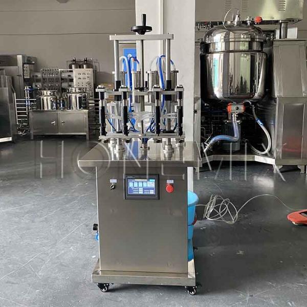 Quality Liquid Perfume Making Equipment Four Heads Automatic Perfume Filling Machine for sale