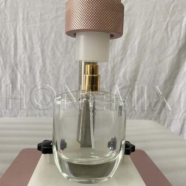 Quality Vacuum Perfume Filling Line Four Heads Manual Perfume Bottle Crimping Machine for sale