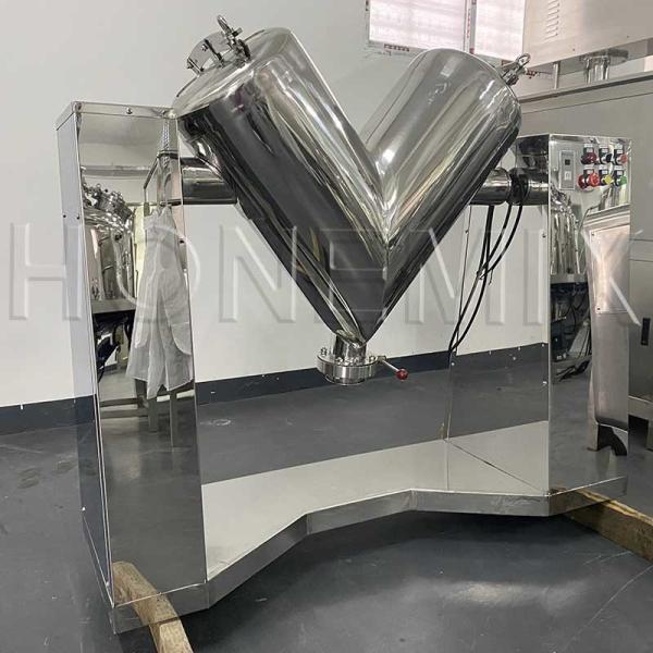 Quality V Shape Dry Powder Mixing Machine SUS316L Protein Powder Mixer CE for sale