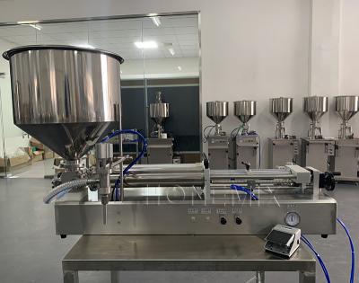 Quality Horizontal Sanitizer Gel Filling Machine One Nozzle Semi Auto Filling Machine for sale