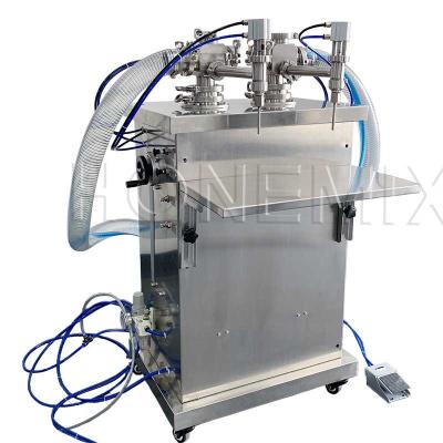 China Vertical Automatic Shampoo Two Nozzles Bottle Filling Machine for sale