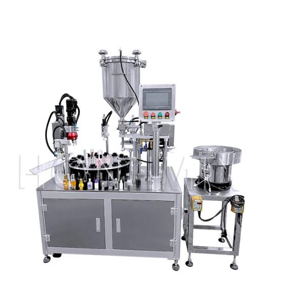 Quality Rotary Quantitative Cream Filling Machine 220V For Lip Gloss Concealer for sale