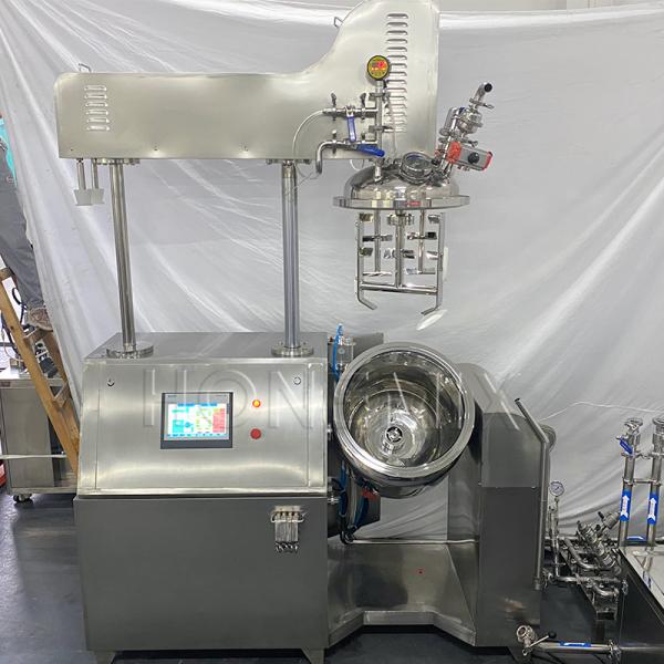 Quality Automatic Vacuum Homogenizer Mixer Vacuum Cosmetic Cream Making Machine for sale