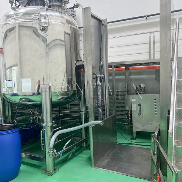 Quality Hygiene Vacuum Emulsifying Mixer 2000L 3000L Toothpaste Manufacturing Machine for sale