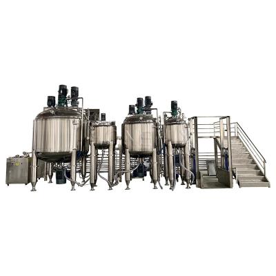 China Industrial Vacuum Emulsifying Mixer Machine Toothpaste Ointment Making Machine for sale