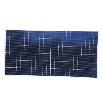 China Customized Black Module Solar Panel 550w PV Module Monocrystalline M10 182mm*91mm en venta