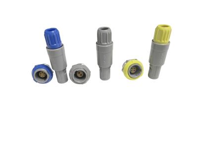 China 6 Pin Plastic Circular Connector Male To Female Self Latching for sale