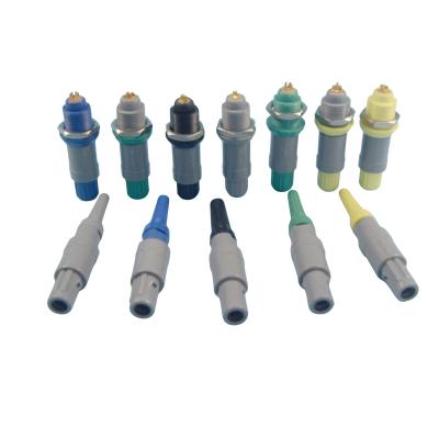 China 6.5mm Self Latching Plastic Push Connectors Push Pull 2 Pin To 14 Pin for sale