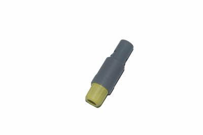China Lightweight IP50 6 Pin Circular Connector Yellow Color For Industrial for sale