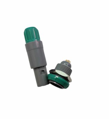 China ROHS Green Multicore Plastic Push Pull Connector 14 Pin Circular Type for sale