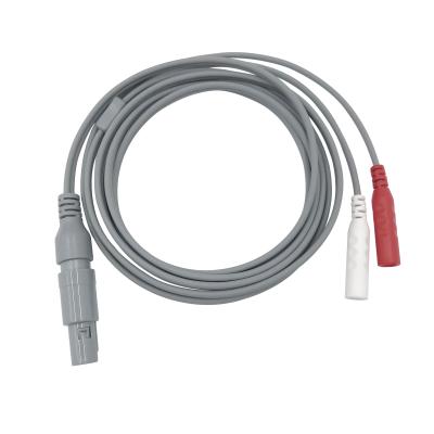 Китай Сборка кабеля резинового силикона TPU медицинская с 2 подводящими проводами продается