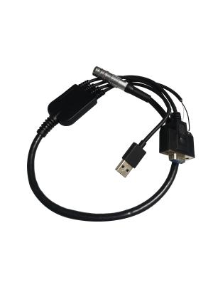 China Black ODM Custom Cable Assemblies Wire Harness Compatible With Lemo Connector for sale