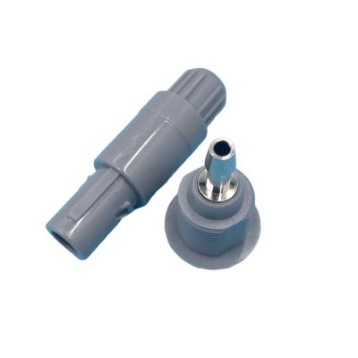 China 1 Pin Plastic Circular Medical Tubing Connectors Push Pull 1P Series for sale