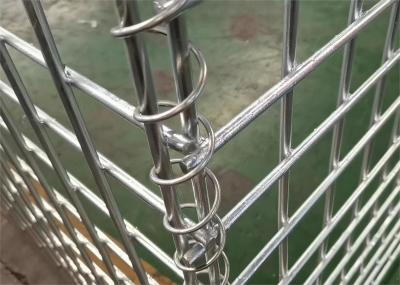 China Zinc Coated 6 Gauge Wire Mesh Panel , 10cmx10cm Welded Mesh Gabion for sale