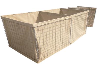 China Galfan military hesco barrers wall with hot dipped galvanized welded gabion for sale