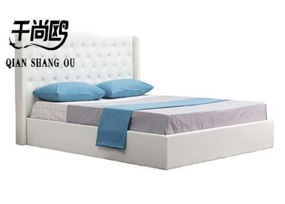 China Bedroom Upholstered Storage Platform Bed 2m X 2m 153 X 203 Cm With Mosquito Net for sale