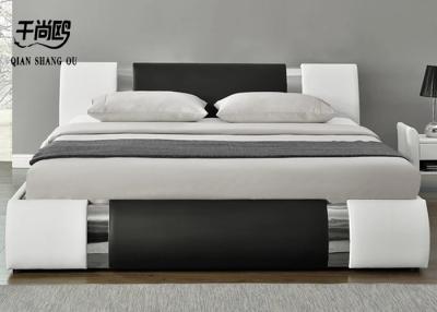 China Decoration PU Soft Upholstered Storage Platform Bed European style for sale