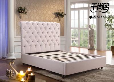China Classic sleigh bed bed end with drawer bedroom storage soft bed for sale