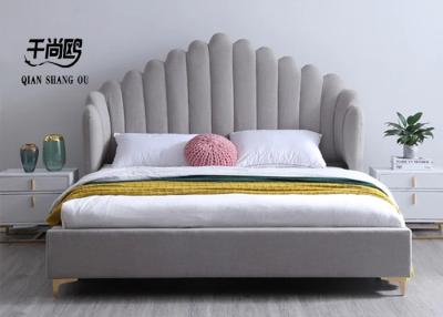 China Linen Bedroom King Size Upholstered Beds Breathable Super Soft for sale
