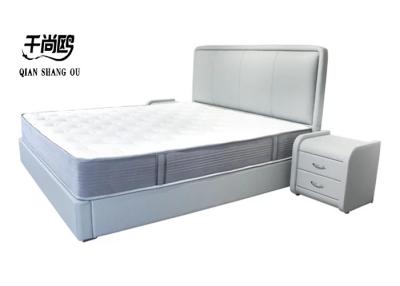 Chine Commode simple tapissé par classique en cuir mou de lit de plate-forme à vendre