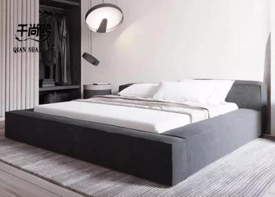 China New simple style unique bedroom upholstered platform bed for sale