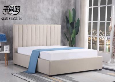 China Kundenspezifischer Luxuskönig Size Upholstered Bed mit Lagerung zu verkaufen