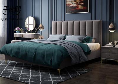 Chine Le double Roi de luxe Size Upholstered Beds 160*200cm 140*200cm à vendre
