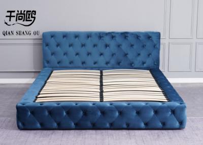 China Double Queen King Metal Bed Frame , Custom Upholstered Bed Frame for sale