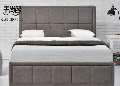 China Living Room 4ft Ottoman Bed , Grey Fabric Bed Frame for sale